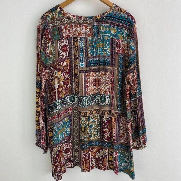 J.JILL Drapey Bohemian Top NWT - Picture 5 of 7
